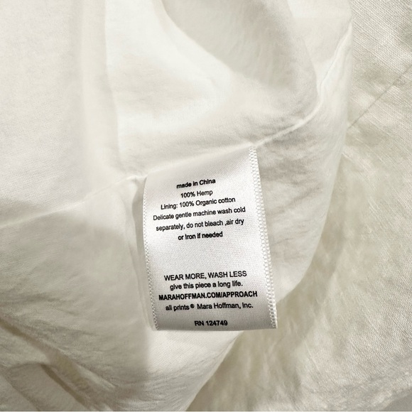 MARA HOFFMAN Perdita Dress in White - Picture 9 of 10